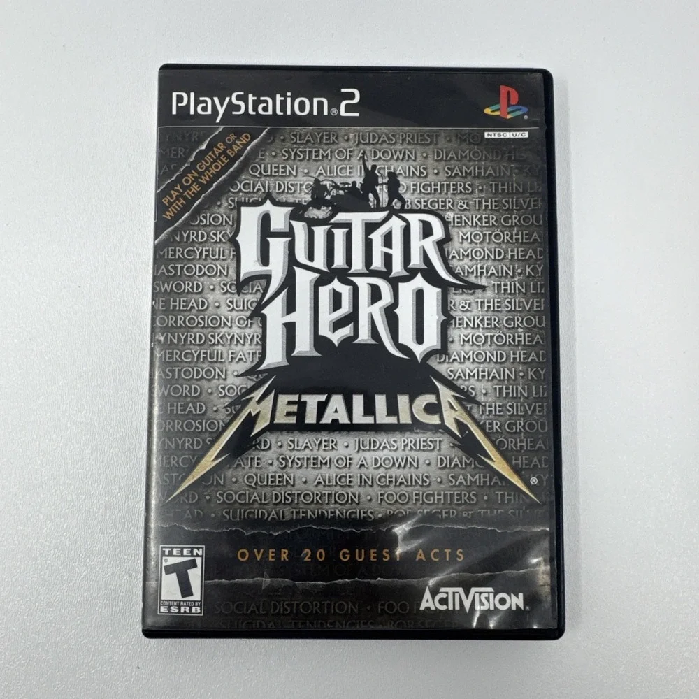 Guitar‎ Hero: Metallica 2009 Sony PlayStation 2 PS2 CIB Complete Video Game